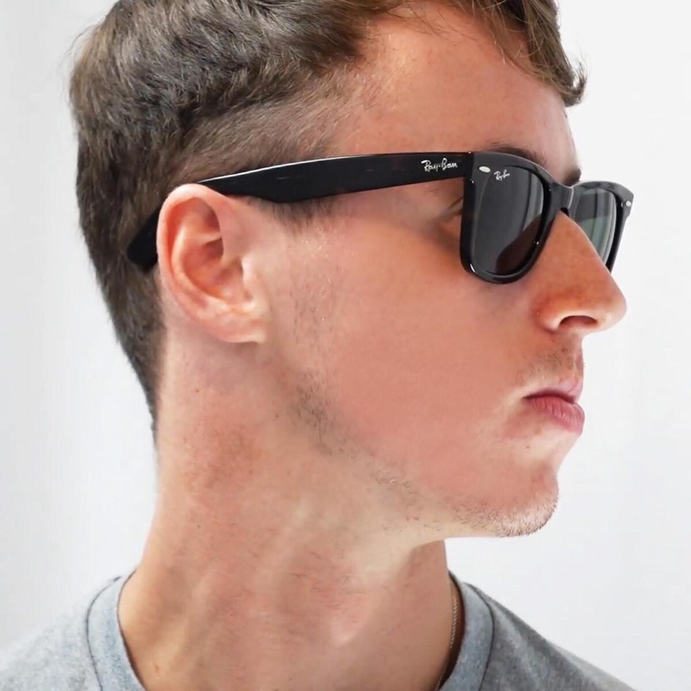 Ray-Ban Black Wayfarer Classic Sunglasses Original Style RB2140 901 50-22 325 - Picture 4 of 15